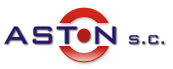 Logo firmy Aston s.c. Gra�yna Lewandowska i Bogus�aw Lewandowski